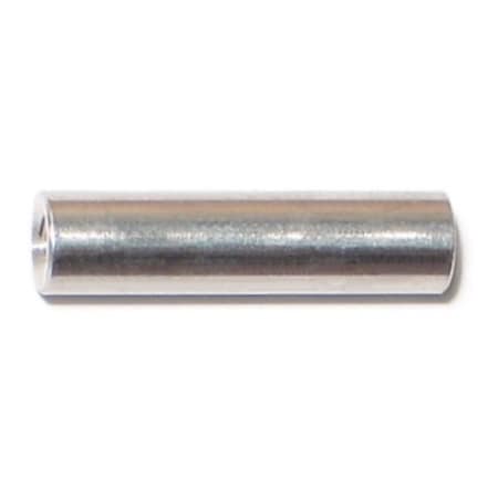 Midwest Fastener Round Spacer, #6 Screw Size, Aluminum, 1 in Overall Lg, 12 PK 76524